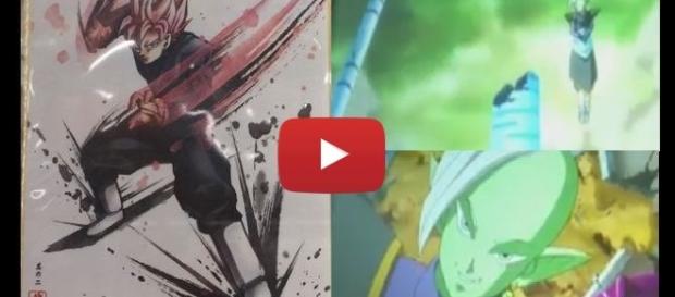 Imagen con Black y los scans de Zamasu en el video Imagen con Black y los scans de Zamasu en el video