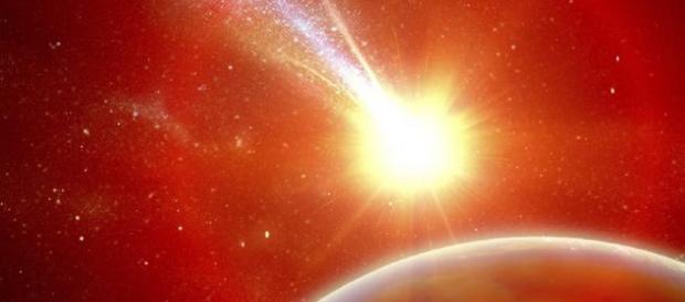 Pamantul in pericol de a fi lovit de un asteroid Pamantul in pericol de a fi lovit de un asteroid