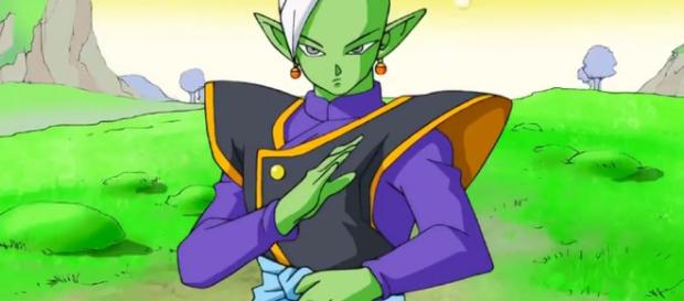 Zamasu a punto de pelear con Goku Zamasu a punto de pelear con Goku