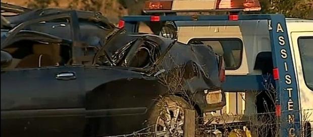 Automóvel despistou-se quando viajava do Algarve para o Norte Automóvel despistou-se quando viajava do Algarve para o Norte