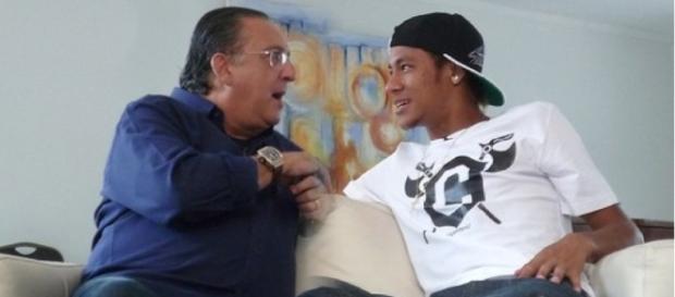 Neymar ficou chateado com as críticas de Galvão Bueno Neymar ficou chateado com as críticas de Galvão Bueno
