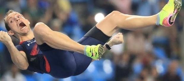 Renaud Lavillenie, medalha de Prata no Rio-2016, no salto com vara Renaud Lavillenie, medalha de Prata no Rio-2016, no salto com vara