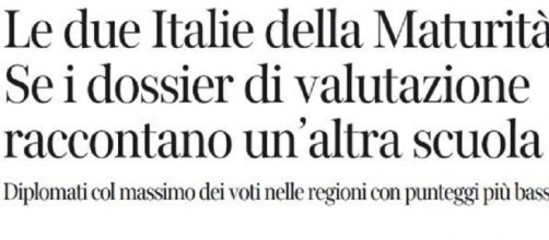 Ultime notizie scuola, sabato 13 agosto 2016: il titolo de 'Il Corriere della Sera'