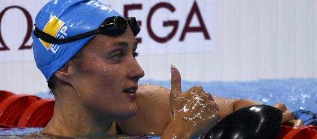 Mireia Belmonte cuarta de los 800 libres Mireia Belmonte cuarta de los 800 libres