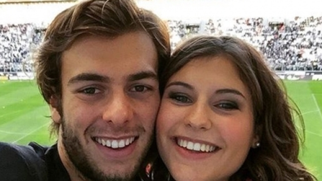 Gregorio Paltrinieri con la fidanzata