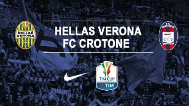 Diretta Verona - Crotone Coppa Italia