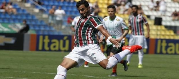Com Dourado titular, Fluminense ainda não perdeu em 2016 (Foto: Observatório do Flu) Com Dourado titular, Fluminense ainda não perdeu em 2016 (Foto: Observatório do Flu)