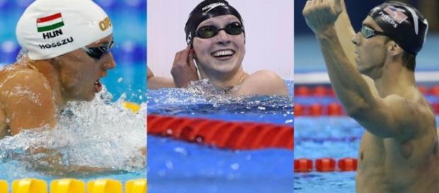 Gigantes del agua, los tres nadadores suman doce medallas de oro Gigantes del agua, los tres nadadores suman doce medallas de oro