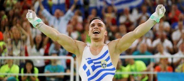 Ginasta grego, Eleftherios Petrounias, conquistou a medalha de ouro nos Josgos Olímpicos Rio 2016 Ginasta grego, Eleftherios Petrounias, conquistou a medalha de ouro nos Josgos Olímpicos Rio 2016