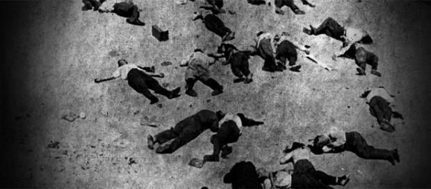 Imagen de archivo, Matanza de Badajoz Imagen de archivo, Matanza de Badajoz