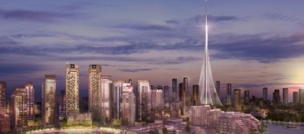 The Tower at Dubai Creek Harbour/ Rendering via Emaar The Tower at Dubai Creek Harbour/ Rendering via Emaar