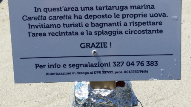 Cartello informativo per i turisti