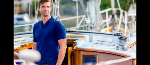 Actor Lucas Bryant on set of 'Summer Love'. Courtesy of Ryan Plummer, used with permission