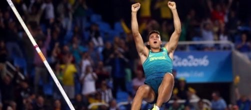 Thiago Braz da Silva, campione e nuovo recordman olimpico con la misura di 6.03 metri