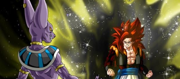 BILLS VERSUS GOGETA SSJ4 DRAGON ART BILLS VERSUS GOGETA SSJ4 DRAGON ART