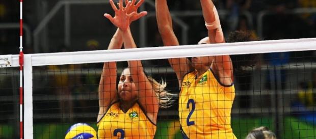 Vôlei feminino do Brasil joga contra a China pelas quartas de final das Olimpíadas 2016 Vôlei feminino do Brasil joga contra a China pelas quartas de final das Olimpíadas 2016