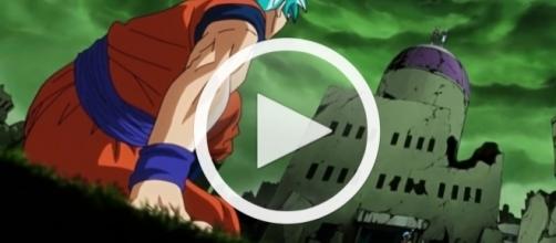 Goku Dios Azul en problemas en el futuro