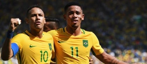 Neymar e Gabriel Jesus, una doppietta a testa nel 6-0 inflitto dal Brasile all'Honduras (ph. FIFA)