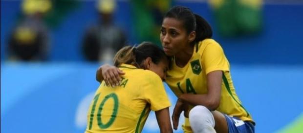 Brasileiras lamentam derrota para a Suécia nos Jogos Olímpicos de 2016 Brasileiras lamentam derrota para a Suécia nos Jogos Olímpicos de 2016