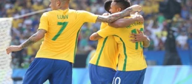 Com dois gols, Neymar foi o principal destaque dos 6 a 0 sobre Honduras na Rio 2016 (Foto: Lancepress) Com dois gols, Neymar foi o principal destaque dos 6 a 0 sobre Honduras na Rio 2016 (Foto: Lancepress)