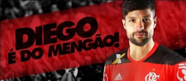 Diego está perto de estrear pelo Flamengo Diego está perto de estrear pelo Flamengo