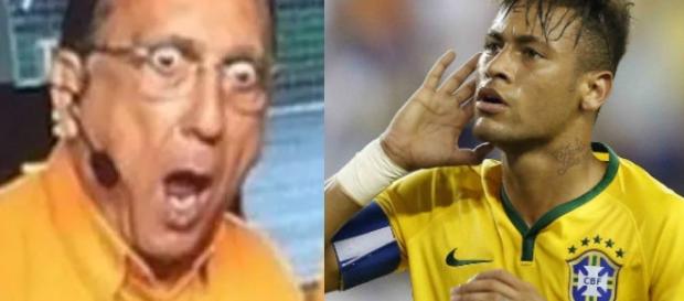 Galvão Bueno perde a voz após narrar muitos gols Galvão Bueno perde a voz após narrar muitos gols