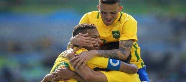 Com 6 a 0 sobre Honduras, Brasil garantiu presença na decisão do futebol masculino da Rio 2016 (Foto: Daniel Kfouri/VEJA) Com 6 a 0 sobre Honduras, Brasil garantiu presença na decisão do futebol masculino da Rio 2016 (Foto: Daniel Kfouri/VEJA)