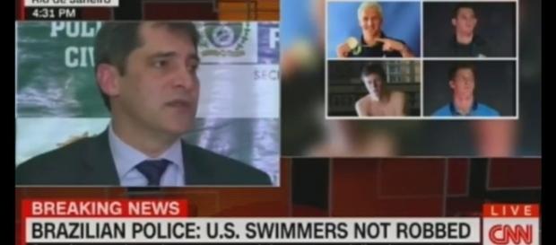 Entrevista coletiva da polícia carioca foi transmitida ao vivo por emissoras de todo o mundo Entrevista coletiva da polícia carioca foi transmitida ao vivo por emissoras de todo o mundo