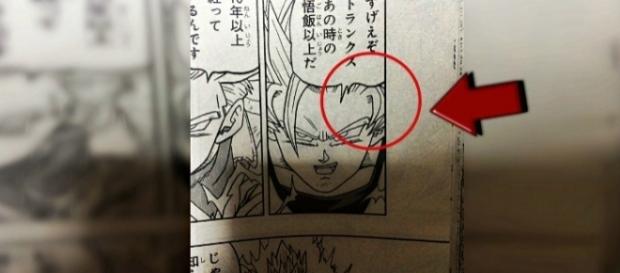 Goku se enfrenta a Trunks en el manga 15 de Dragon Ball Super. Goku se enfrenta a Trunks en el manga 15 de Dragon Ball Super.