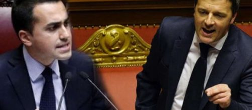 Il prossimo candidato premier del M5S Luigi Di Maio contro l'attuale presidente Matteo Renzi