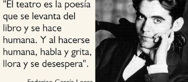 Frase de Federico García Lorca sobre lo que pensaba qué era para él el teatro, para el que escribió varias obras. Frase de Federico García Lorca sobre lo que pensaba qué era para él el teatro, para el que escribió varias obras.