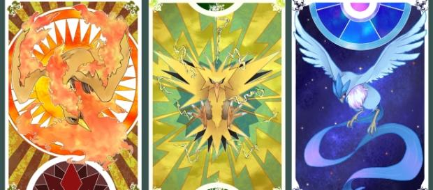 Las tres aves legendarias se dan a conocer dentro de PGO. Las tres aves legendarias se dan a conocer dentro de PGO.