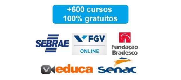 Mais de 600 cursos gratuitos em diversas instituições Mais de 600 cursos gratuitos em diversas instituições