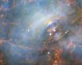 Hubble gets an image of a pulsar in the Crab Nebula