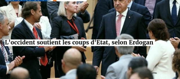 Erdogan accuse l'Europe et les États-Unis, son chef d'état-major accuse la CIA pour le coup d'État Erdogan accuse l'Europe et les États-Unis, son chef d'état-major accuse la CIA pour le coup d'État