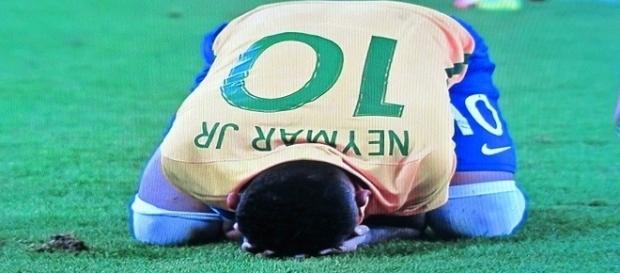 Neymar: ouro inédito para o Brasil Neymar: ouro inédito para o Brasil