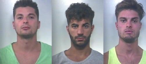 I tre italiani che hanno aggredito quattro egiziani.