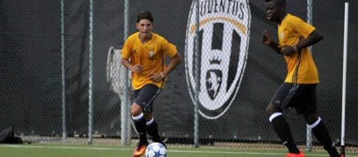 Nicolò Francofonte, in ritiro a Vinovo con la Juventus Under 16