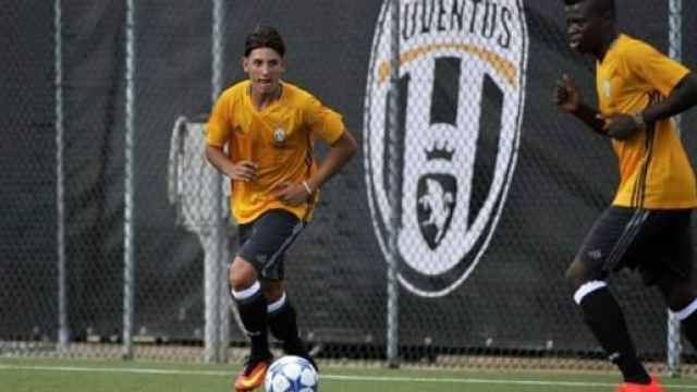 Nicol&ograve; Francofonte, in ritiro a Vinovo con la Juventus Under 16