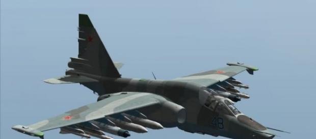 Pozițiile jihadiștilor sunt bombardate de avionul rusesc Pozițiile jihadiștilor sunt bombardate de avionul rusesc