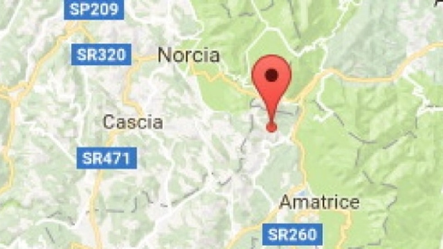 Scossa di terremoto di magnitudo 6.0. registrata in Umbria.