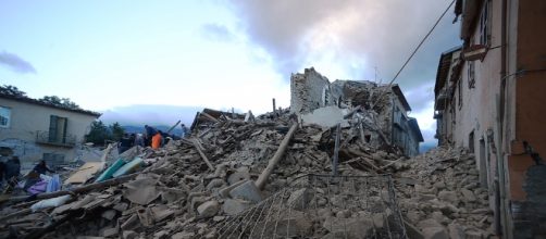 Terremoto. Amatrice, le macerie dopo la devastazione delle scosse.