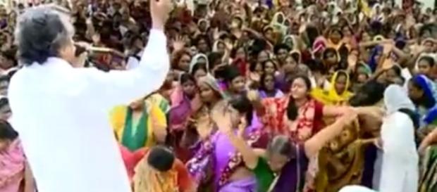 Culto em uma denominação realizada na India Culto em uma denominação realizada na India