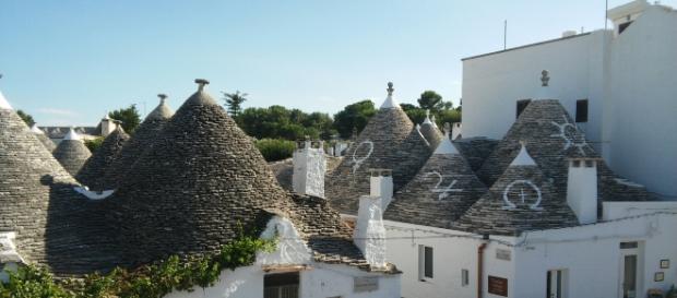 I trulli di Alberobello a schiera I trulli di Alberobello a schiera