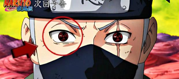 Imagen del episodio 473 de Kakashi con ambos Mangekiou Sharingan. Imagen del episodio 473 de Kakashi con ambos Mangekiou Sharingan.