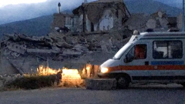 Amatrice distrutto dal terremoto