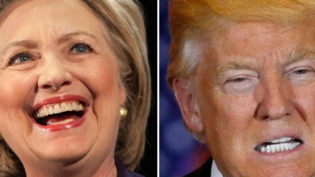 I due candidati alle elezioni presidenziali di novembre, Hillary Clinton e Donald Trump