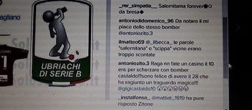 Il messaggio di Antonio Zito sul profilo "Ubriachi di Serie B"