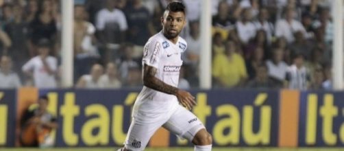 Gabriel Barbosa Almeida in maglia Santos