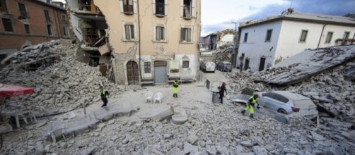 Le immagini del paese di Amatrice.